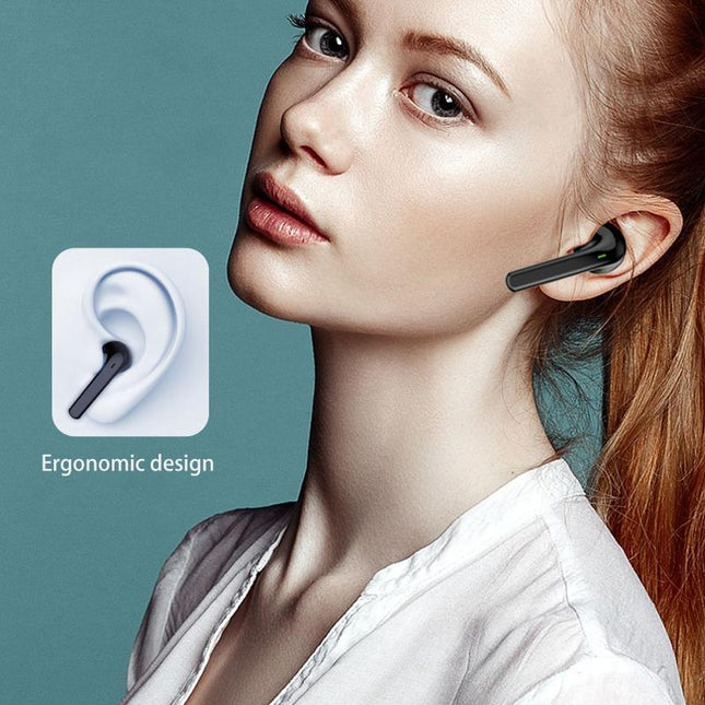 Wireless Sports Headset With Charging Case - T26 Tws Bluetooth V5.0 - Black-1915196703661756423