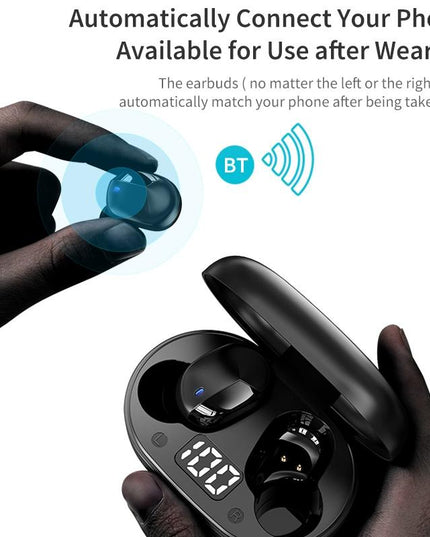 Mini Bluetooth Earphones With Magnetic Charging Box - Eb62-1915197059431010312
