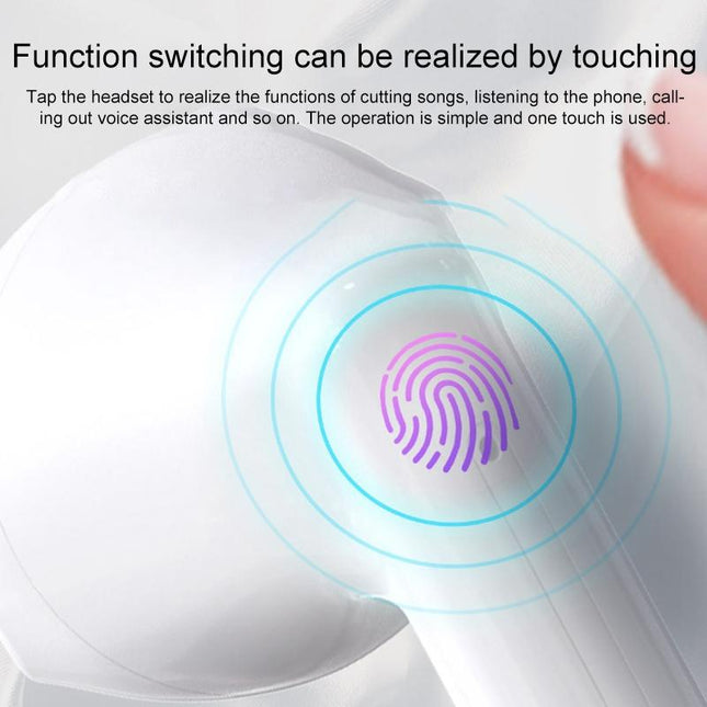 White Wireless Bluetooth Earbuds-1915196625987440641