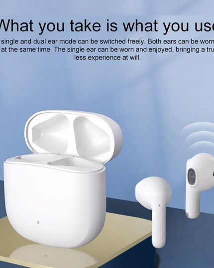 White Wireless Bluetooth Earbuds-1915196625987440644