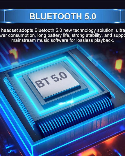 Wireless Bluetooth Headset With Touch Control And Charging Case - V5.0-1915198389801324549