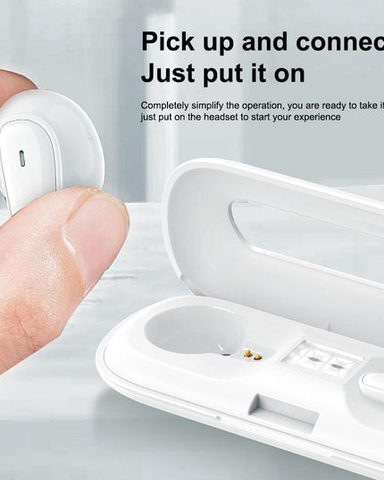 Waterproof Bluetooth 5.0 Earphones With Charging Box - White Deer Series-1915197480841121797