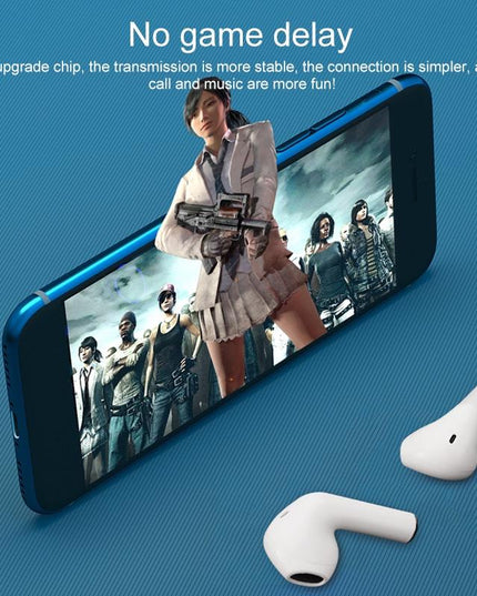 Wireless Bluetooth Earphones With Touch Display - White-1915196624737538057