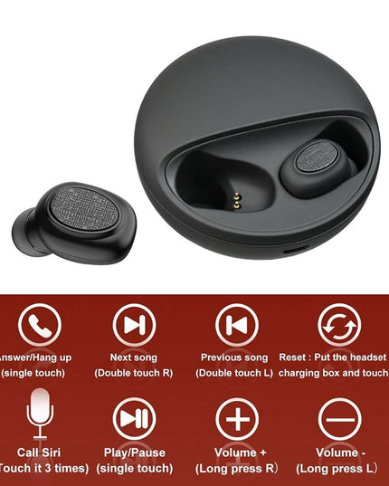 Wireless Stereo Bluetooth Headset With Charging Case - V5.0 Tws-1915196727653175298
