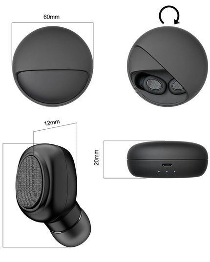 Wireless Stereo Bluetooth Headset With Charging Case - V5.0 Tws-1915196727653175299