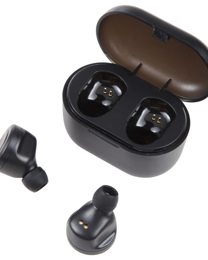 Black A6 True Wireless Earbuds + Charging Box-1915196698003640327
