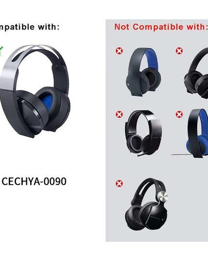 2-Pack Sony Ps4 Platinum Earpad Covers - No Mesh-1915197856030003204