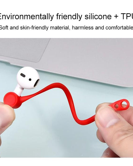Anti-Lost Wireless Headphones With Lanyard For Apple 1 / 2 - White-1915196639912529922