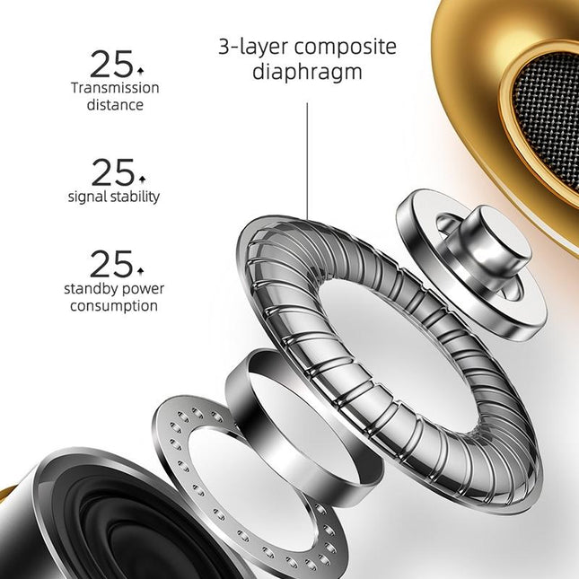 Silver Binaural Tws Bluetooth 5.0 Earphones - T03S Pride Version-1915196597621362692