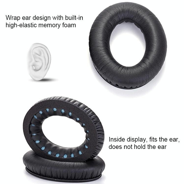 Soft Earmuff Headphone Jacket For Bose Qc2 / Qc15 / Ae2 / Qc25 - Dark Grey-1915197869162369027