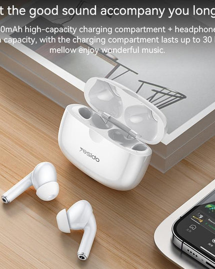 Smart Dual Noise Reduction Tws Wireless Earphones With Anc & Enc-1915198082119766020