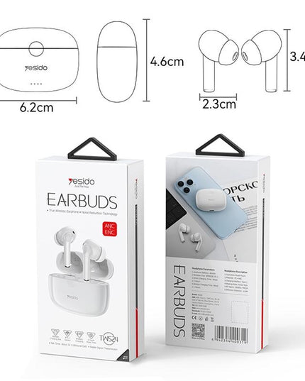 Smart Dual Noise Reduction Tws Wireless Earphones With Anc & Enc-1915198082119766023