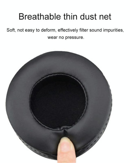 2-Pack Thickened Earphone Cushion Covers For Skullcandy Hesh 2.0 With Mesh - Black-1922443453359329284