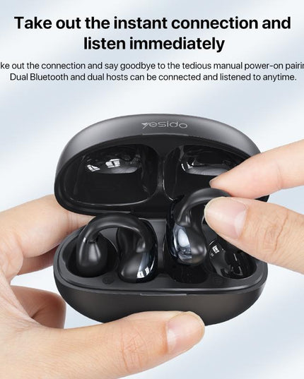 Wireless Ear Clip Earphone With Bluetooth 5.3 For Air Conduction-1915197229040275458