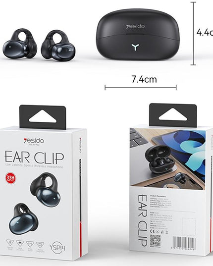 Wireless Ear Clip Earphone With Bluetooth 5.3 For Air Conduction-1915197229040275461