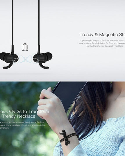 Qcy M1C Wireless Sports Earphones With Bluetooth And Mic-1915196790647427078