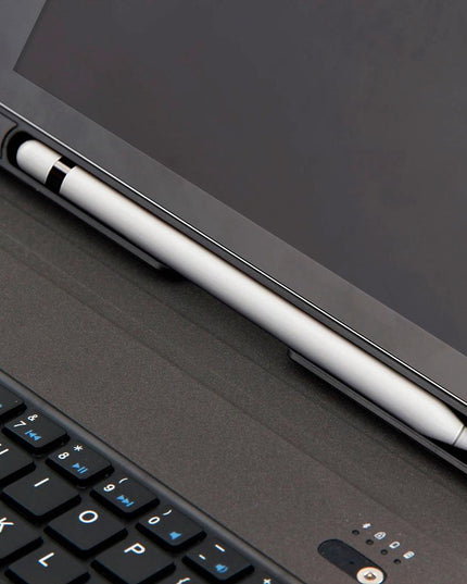 Detachable Bluetooth Keyboard & Leather Tablet Case For Ipad Air / Pro 9.7 - Blue-1915196570115117064