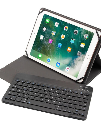 Universal Bluetooth Keyboard & Tablet Case For 9-10.5 Tablets - Black-1915196505548001283