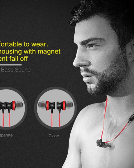 Wireless Magnetic Sport Earphones With Bluetooth Control-1915196542009085961