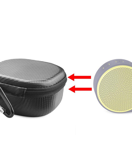 Carbon Fiber Protective Bag For Logitech X100 Bluetooth Speaker-1922443483055001600