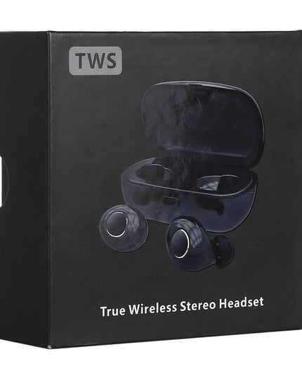 Portable Bluetooth V5.0 Earphones With Charging Box - X8 Tws For Outdoor Sports Black-1915196768874795012