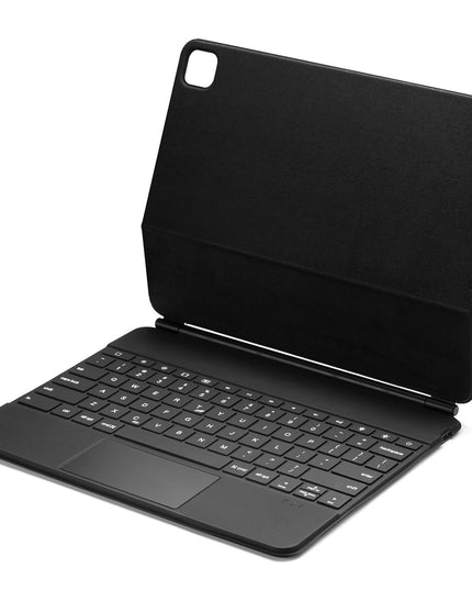 Ultra-Thin Detachable Bluetooth Keyboard Tablet Case For Ipad Pro 12.9 With Touchpad & Backlight - Black-1915196781315100675