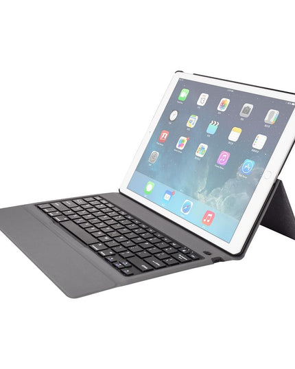 Ultra-Thin Bluetooth Keyboard Leather Case For Ipad Pro 12.9 With Stand - Black-1915196488141639681
