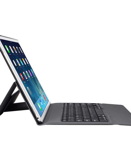 Ultra-Thin Bluetooth Keyboard Leather Case For Ipad Pro 12.9 With Stand - Black-1915196488141639683