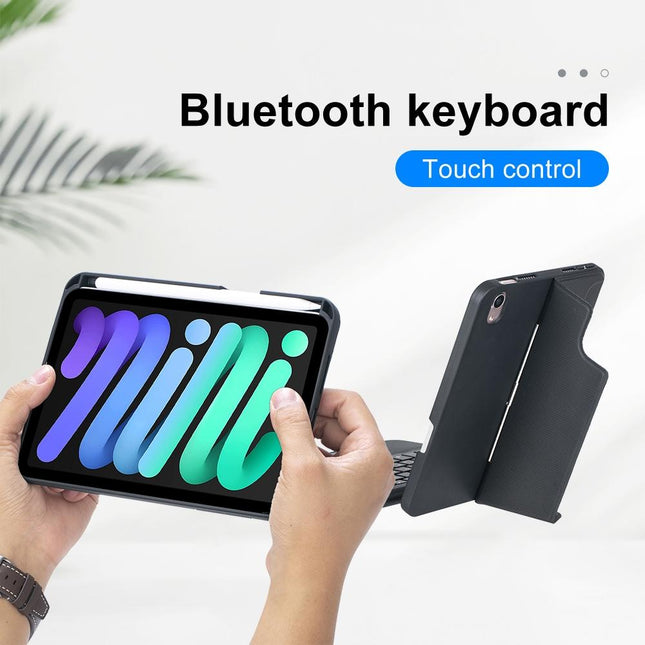 Split Type Bluetooth Keyboard Leather Case For Ipad Mini6 With Touch Backlight-1915198220112367621