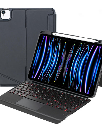 Bluetooth Keyboard Leather Case For Ipad Air / Pro 11 - Touch Backlight Split Type-1915197907234066432
