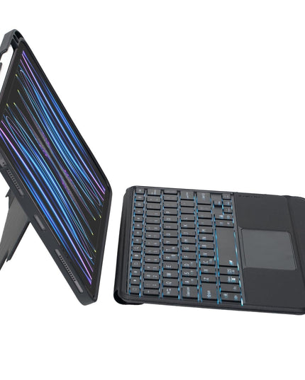 Bluetooth Keyboard Leather Case For Ipad Air / Pro 11 - Touch Backlight Split Type-1915197907234066433