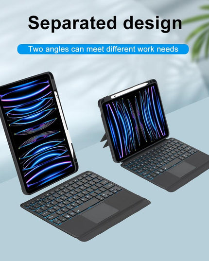 Bluetooth Keyboard Leather Case For Ipad Air / Pro 11 - Touch Backlight Split Type-1915197907234066438