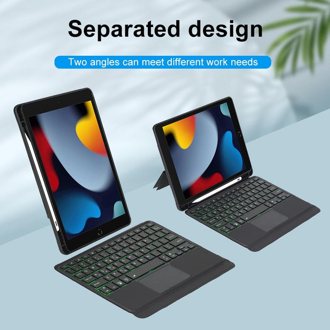 Bluetooth Keyboard Leather Case For Ipad 10.2 / 10.5 / Pro 10.5 - Touch Backlight Split Type-1915197741978488838