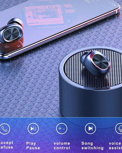 Wireless Noise-Cancelling Earbuds With Charging Case-1943465050924781570