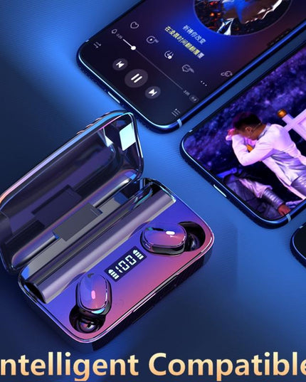 Wireless Earbuds With Noise Cancellation & Magnetic Charging - Led Display-1915196500024102914