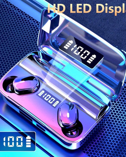 Wireless Earbuds With Noise Cancellation & Magnetic Charging - Led Display-1915196500024102921