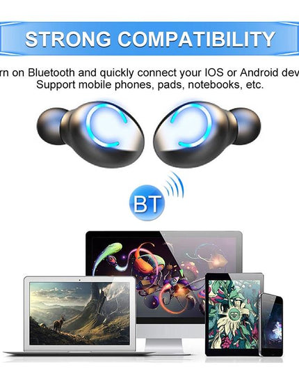 Touch Bluetooth Earphones With Noise Cancelling And Pull-Out Charging Box-1915196778291007492
