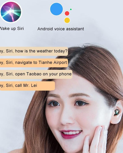 Wireless Noise-Cancelling Earbuds With Triple Display - Black-1915196733118353416