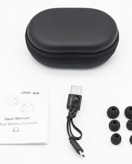 Jho-A9 Tws Wireless Bluetooth Earphones With Charging & Storage Bag-1915196696913121285