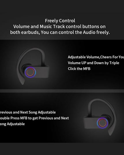 Jho-A9 Tws Wireless Bluetooth Earphones With Charging & Storage Bag-1915196696913121287