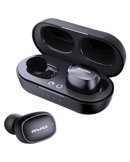 Wireless Sports Headset With Charging Case - T13 Tws Bluetooth V5.0 - Black-1915196720132788232