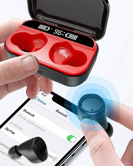 Wireless Stereo Headset With Charging Case And Digital Display - X5 Tws Bluetooth V5.0-1915196593246703619