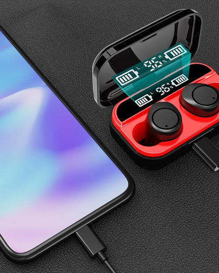 Wireless Stereo Headset With Charging Case And Digital Display - X5 Tws Bluetooth V5.0-1915196593246703620