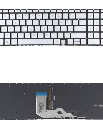 Hp Envy X360 15-Ed Keyboard With Rgb Backlight - Silver-1915196599525576709