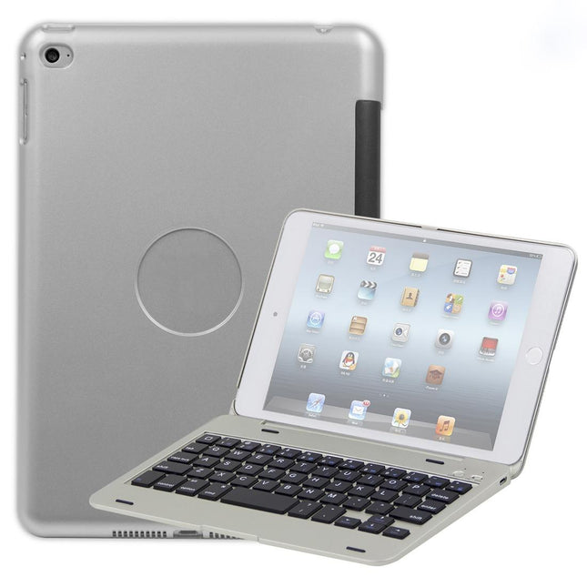 Bluetooth Keyboard Tablet Case For Ipad Mini 5 / 4 - Silver-1922443399517048835