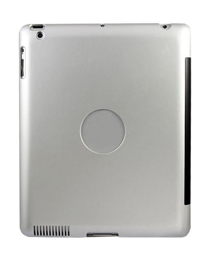 Aluminum Bluetooth Keyboard Tablet Case For Ipad 4 / 3 / 2 - Silver-1915196598778990593