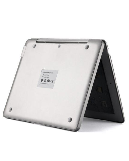 Aluminum Bluetooth Keyboard Tablet Case For Ipad 4 / 3 / 2 - Silver-1915196598778990594