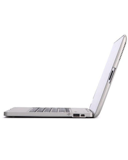 Aluminum Bluetooth Keyboard Tablet Case For Ipad 4 / 3 / 2 - Silver-1915196598778990596