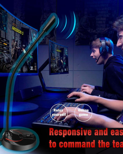 Flexible Usb Computer Microphone - 360 Degree Bendable - 2.2M-1915196997141401602