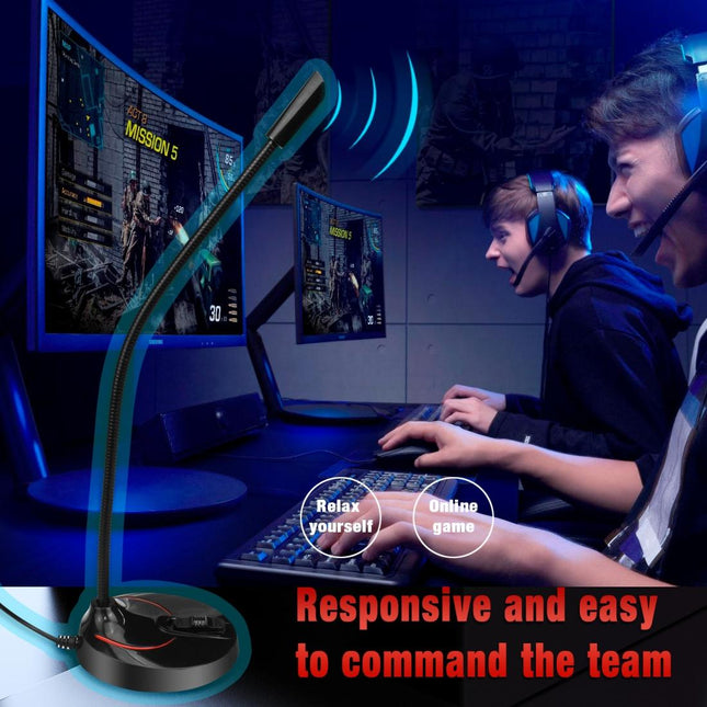 Flexible Usb Computer Microphone - 360 Degree Bendable - 2.2M-1915196997141401602